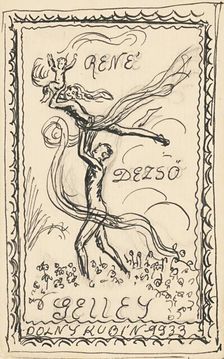 Rene Dezso, 1933. Creator: Arnold Peter Weisz-Kubincan