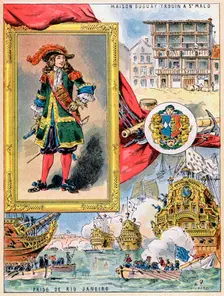 René Duguay-Trouin, French corsair of Saint-Malo, 1898. Artist: Gilbert