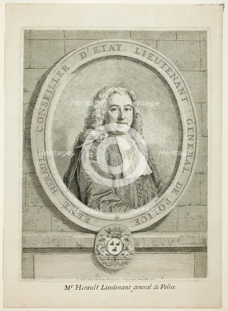 René Hérault, 1731. Creator: Jean-Etienne Liotard.