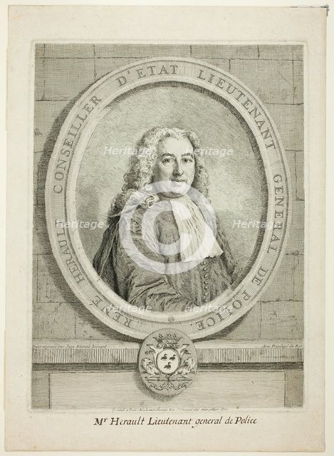 René Hérault, 1731. Creator: Jean-Etienne Liotard.