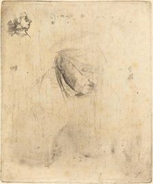 René-Hilaire de Gas, Grandfather of the Artist, 1856. Creator: Edgar Degas