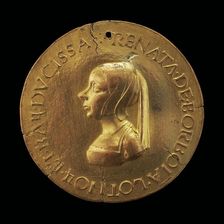 Renée de Bourbon, died 1539, Wife of Antoine, Duke of Lorraine and Bar[reverse], early 16th century. Creator: Unknown
