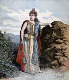 Renee Richard in the opera Sapho 1893. Artist: Henri Meyer