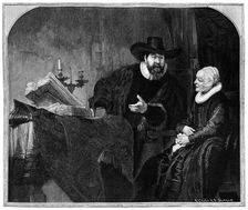 Renier Ansloo and his Mother 1895.Artist: Adolf Closs