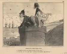 Renouvelé de la tour barbe bleue, 19th century. Creator: Honore Daumier