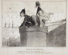 Renouvelé de la tour de barbe bleue, 1854. Creator: Honore Daumier