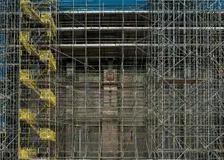 Renovation work, Alexandra Palace, Haringey, London, 2018. Creator: Chris Redgrave