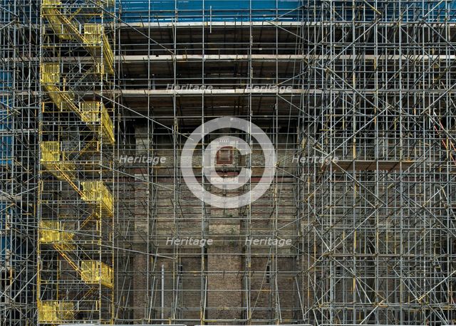Renovation work, Alexandra Palace, Haringey, London, 2018. Creator: Chris Redgrave.