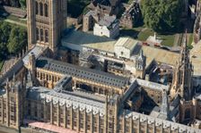 Renovation works at the Houses of Parliament, Westminster, London, 2021. Creator: Damian Grady