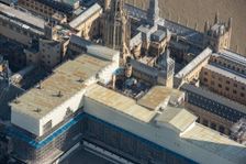 Renovation works at the Houses of Parliament, Westminster, London, 2021. Creator: Damian Grady