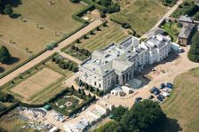 Renovation works at Gorhambury House, Hertfordshire, 2020. Creator: Damian Grady