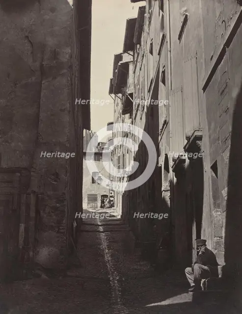 Renovation of the Old City of Marseille, Rue Caves de lOratoire, 1862. Creator: Adolphe Terris (French, 1820-1900).