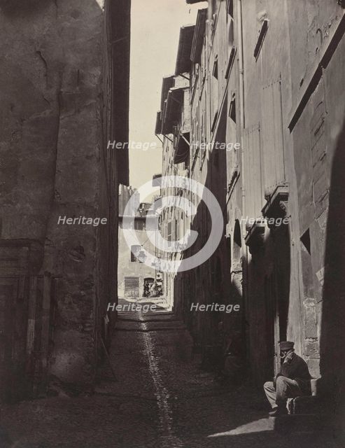 Renovation of the Old City of Marseille, Rue Caves de lOratoire, 1862. Creator: Adolphe Terris (French, 1820-1900).