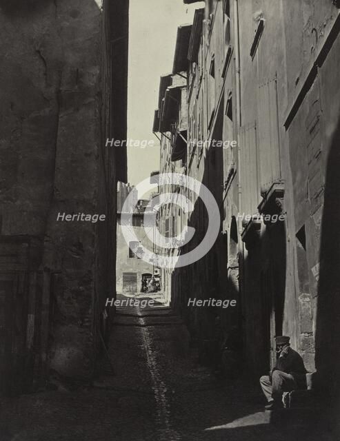 Renovation of the Old City of Marseille, Rue Caves de lOratoire, 1862. Creator: Adolphe Terris (French, 1820-1900).