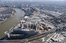 Renovation of Battersea Power Station and construction of the Nine Elms Development, London, 2018. Creator: Historic England Staff Photographer
