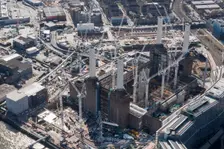 Renovation of Battersea Power Station as part of the Nine Elms Development, London, 2018. Creator: Historic England Staff Photographer