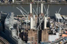 Renovation of Battersea Power Station as part of the Nine Elms Development, London, 2018. Creator: Historic England Staff Photographer