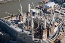 Renovation of Battersea Power Station as part of the Nine Elms Development, London, 2018. Creator: Historic England Staff Photographer