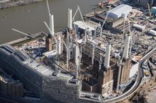 Renovation of Battersea Power Station as part of the Nine Elms Development, London, 2018. Creator: Historic England Staff Photographer