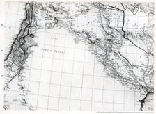 Rennell's map of the Syrian desert, dated 1809, published 1831 (1937)