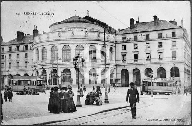 Rennes. Theatre, 1900s-1910s. Creator: Anonymous.