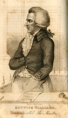 Renwick Williams, Commonly called The Monster 1822. Creator: Robert Cooper