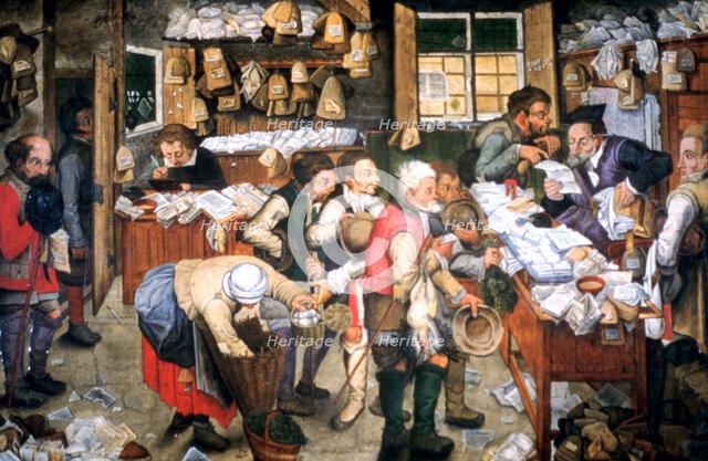 'Rent Day', c1584-1638. Artist: Pieter Brueghel the Younger