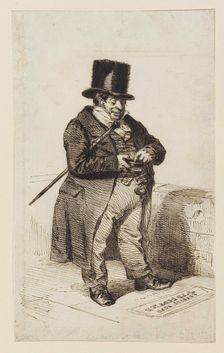 Rentier type, 1840. Creator: Grandville, Jean-Jacques (1803-1847)