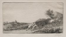 Rentrant le foin. Creator: Alphonse Legros (French, 1837-1911)