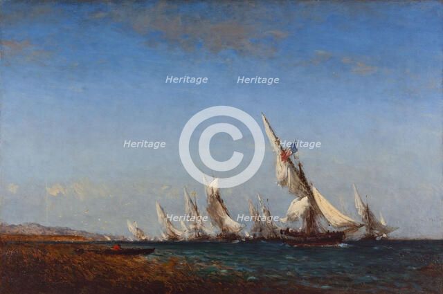 Rentrée de pêcheurs à Martigues. Creator: Felix Francois Georges Philibert Ziem.