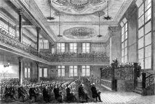 Reopening of Exeter Hall by the Young Men's Christian Association, 1881. Creator: Unknown