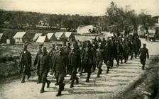 Reorganizing the Serbian Army: troops...on Corfu Island First World War, c1916, (c1920). Creator: Unknown