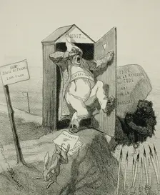 Réouverture de la Chambre, 1859. Creator: Félicien Rops