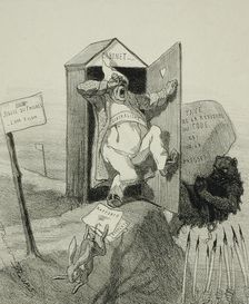 Réouverture de la Chambre, 1859. Creator: Félicien Rops