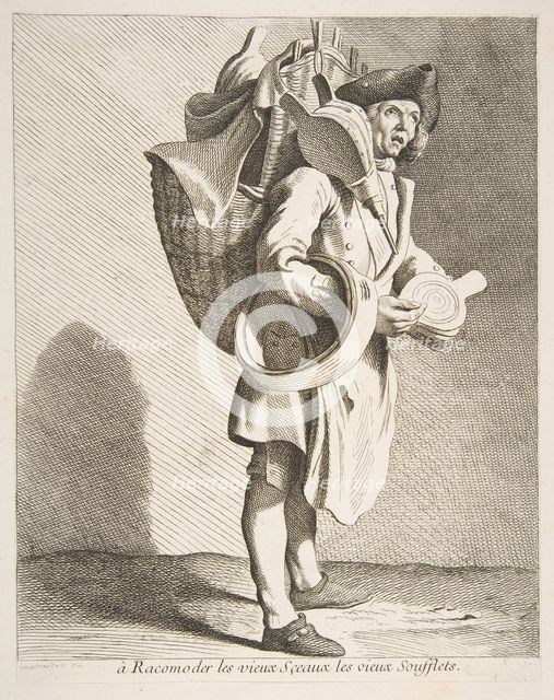 Repairer of Seals and Bellows, 1738. Creator: Caylus, Anne-Claude-Philippe de.