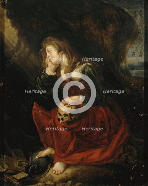 Repentant Mary Magdalene, 1630. Creator: Simon de Vos.