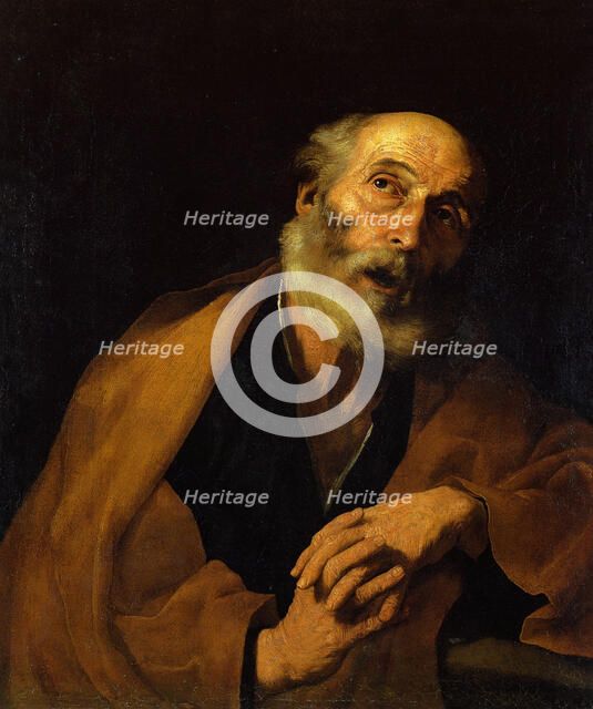 Repentance of Saint Peter, 1630. Artist: Ribera, José, de (1591-1652)