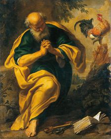 Repentance of St Peter, 1625. Creator: Gerard Seghers