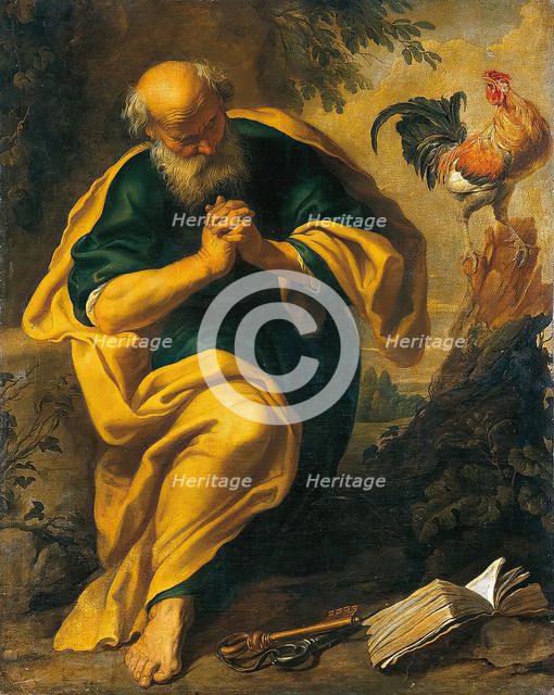 Repentance of St Peter, 1625. Creator: Gerard Seghers.