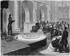 Repeat of Foucault's demonstration of the Earth's rotation, May 1851 (c1890)