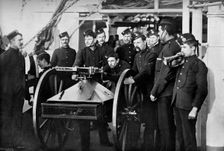 Repel boarders exercise, Sheerness Gunnery School, Kent, 1896. Artist: Gregory & Co