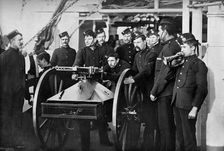 Repel boarders exercise, Sheerness Gunnery School, Kent, 1896. Artist: Gregory & Co