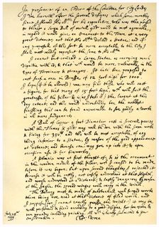 Report by Sir Christopher Wren, 28th July 1675.Artist: Sir Christopher Wren