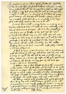 Report by Sir Christopher Wren, 28th July 1675.Artist: Sir Christopher Wren