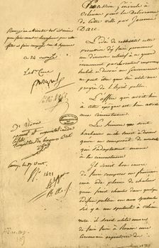 Report by the Minister of the Interior on the festival of Joan of Arc, 15 March 1803, (1921). Creator: Unknown