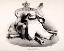 Repos de la France, 1834. Creator: Honore Daumier