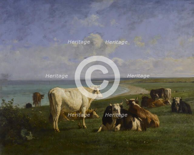 Repose, 19th century. Creator: Constant Troyon.