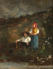 Repose, n.d. Creator: Edward Mitchell Bannister