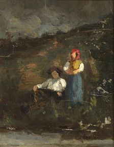 Repose, n.d. Creator: Edward Mitchell Bannister