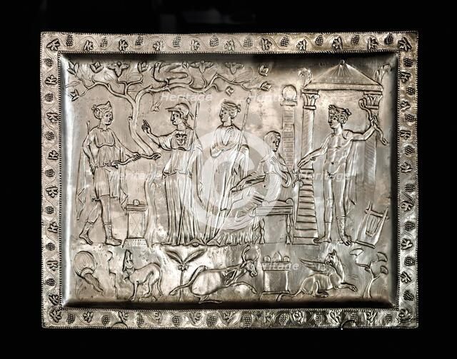 Replica of the Corbridge Lanx, Corbridge Roman Town Museum, Northumberland, 2008. Artist: Historic England Staff Photographer.